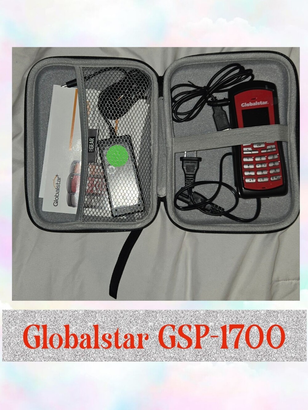 GSP-1700 Satellite Phone - Red NWOT